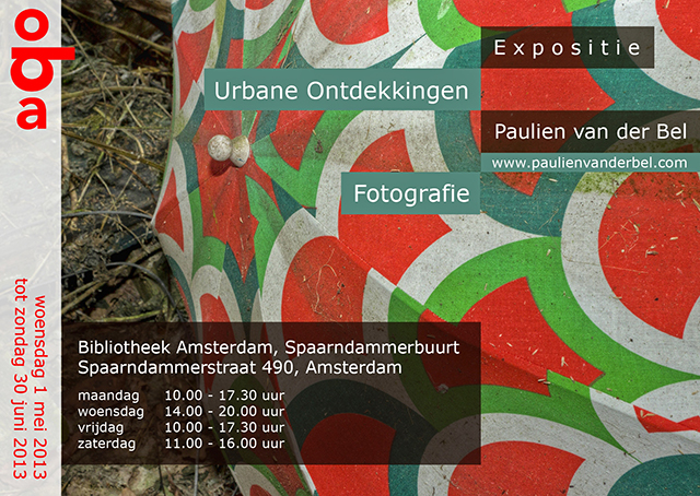 Flyer Expositie Openbare Bibliotheek Amsterdam