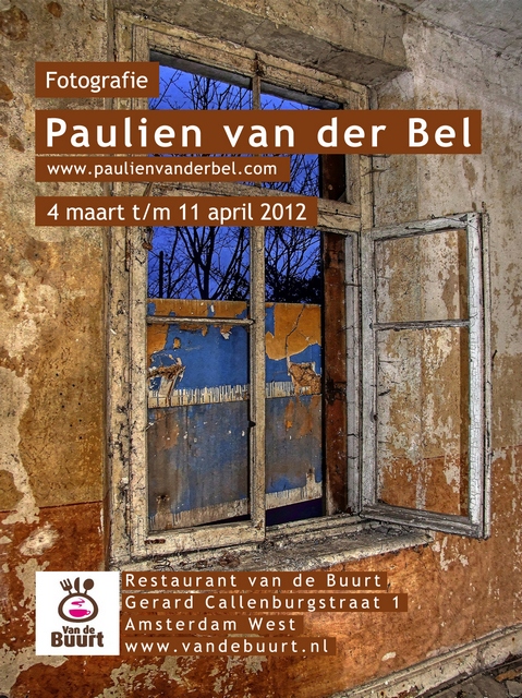 Paulien van der Bel - Flyer Restaurant Van de Buurt - Flyer made by Henri van Leeuwaarde